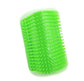 Cat self-grooming brush, alternate view