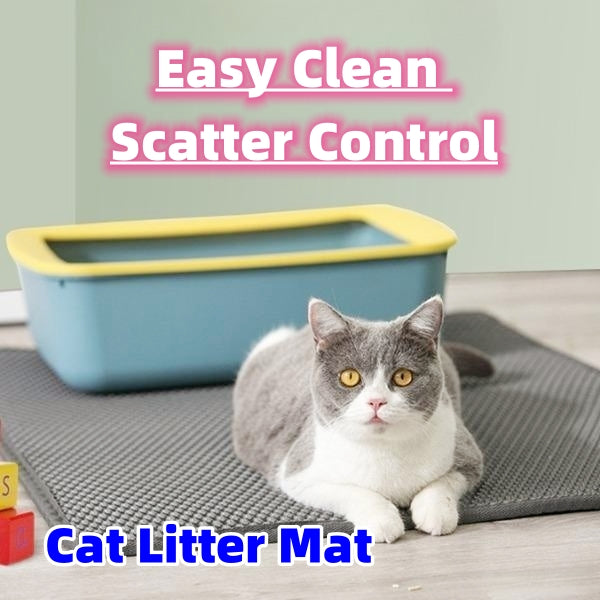 Waterproof double-layer cat litter mat