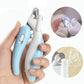 Pet nail clippers with LED light